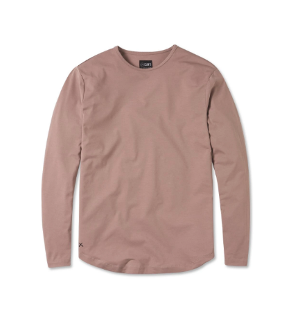 L/S Crew Curve-Hem