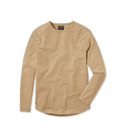 L/S Crew Curve-Hem